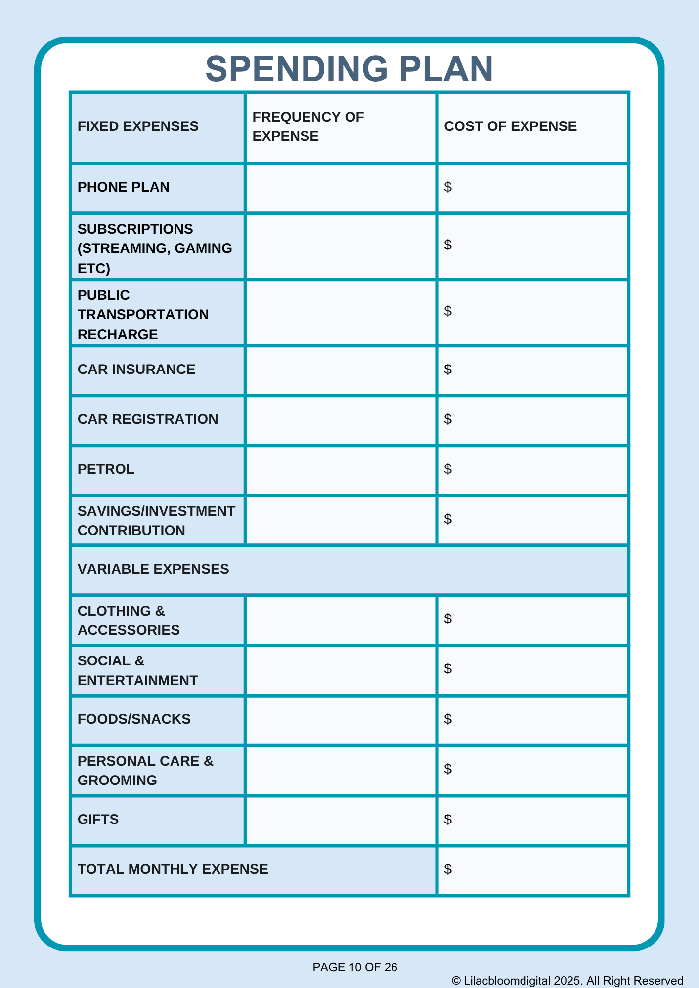 The Ultimate Duo Saving Seed Money & Allowance Blueprint Bundle - Image 20