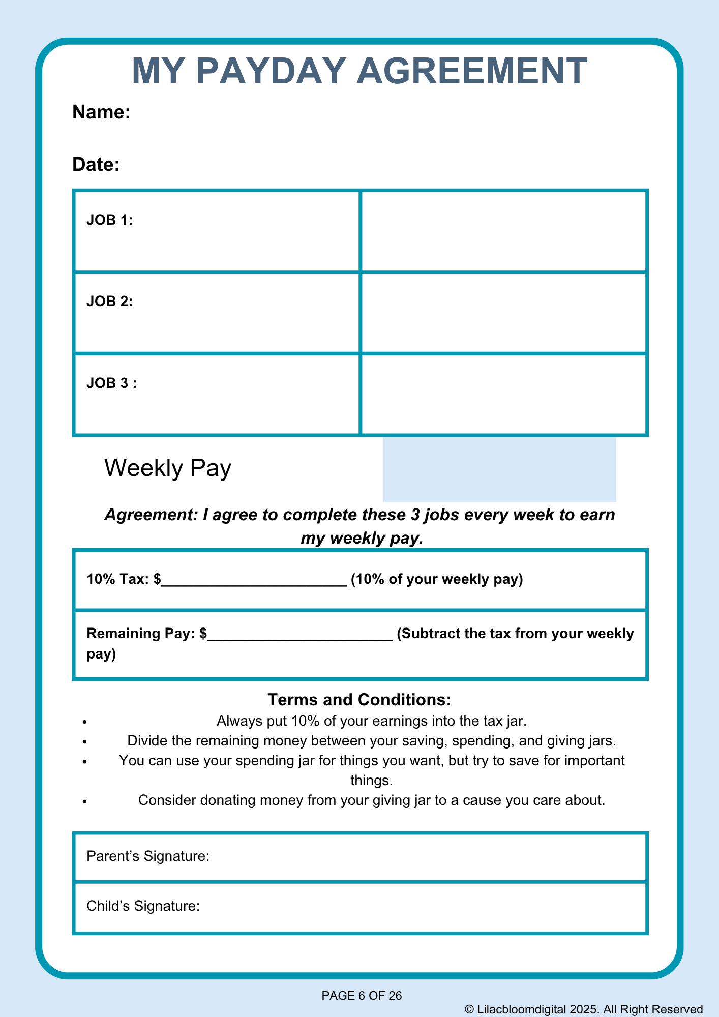 The Ultimate Duo Saving Seed Money & Allowance Blueprint Bundle - Image 21