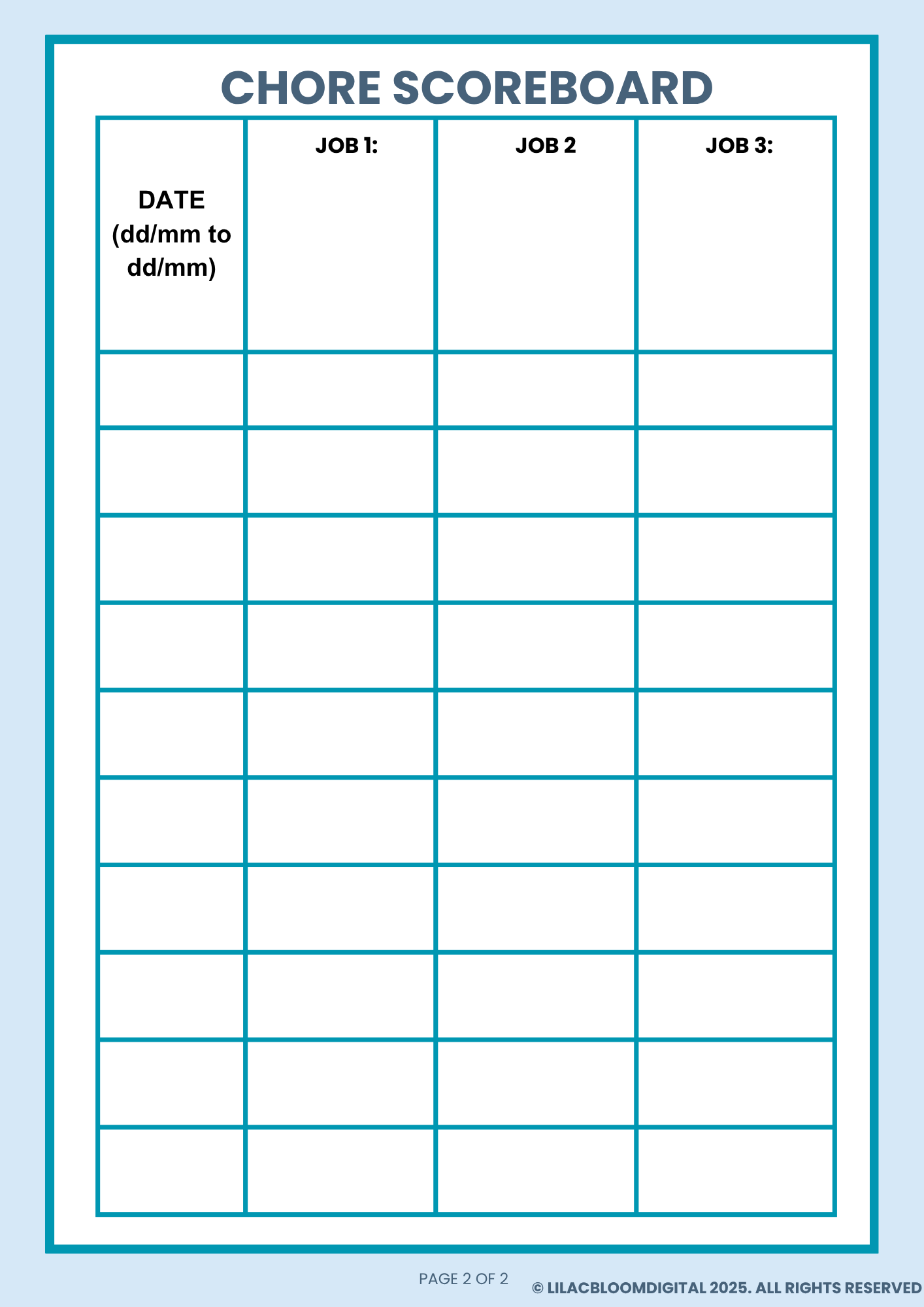 Family Payday Agreement Kit - Image 9